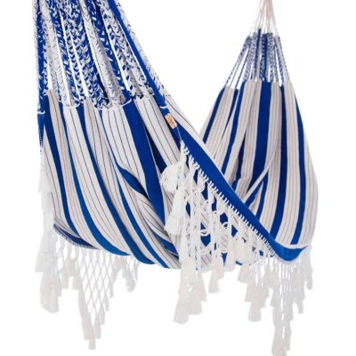 Jeronimo Hammock In Blue/White Stripes