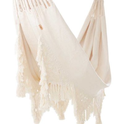 Santander Macramé Hammock In Off-White