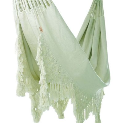 Santander Macramé Hammock In Mint
