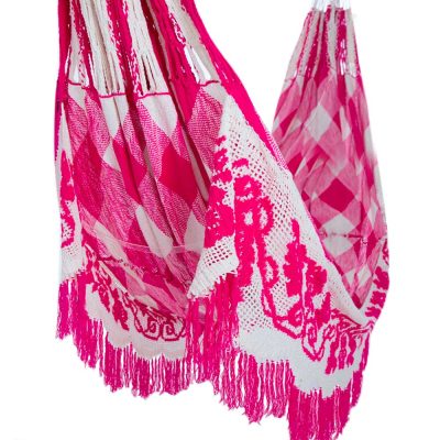 pink wayuu hammock